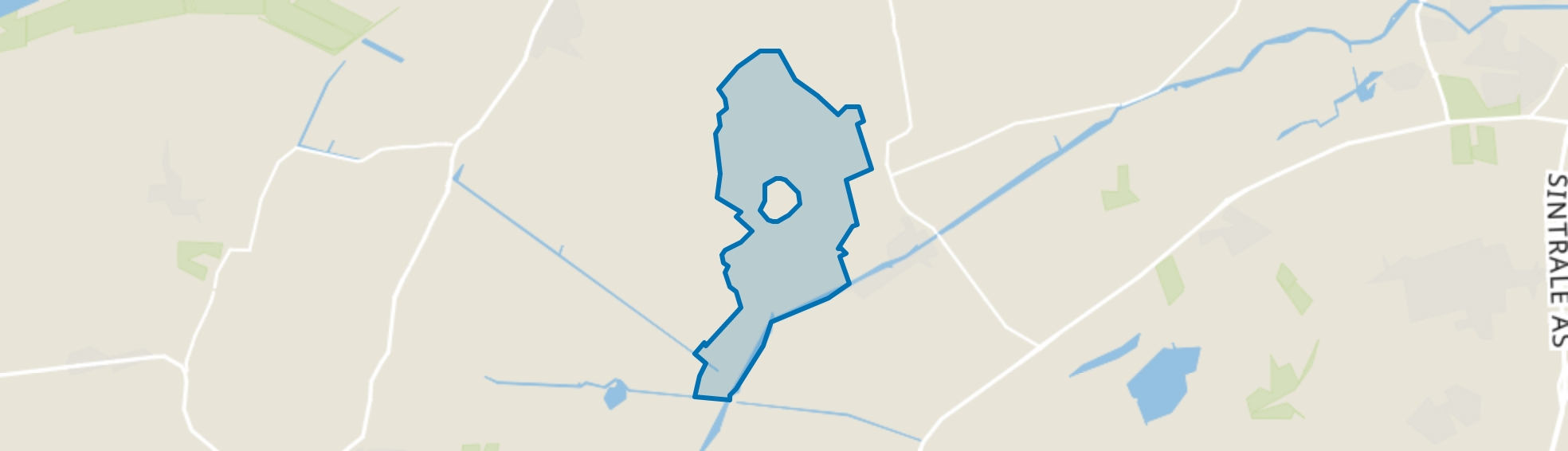Verspreide huizen Wanswerd, Burdaard map