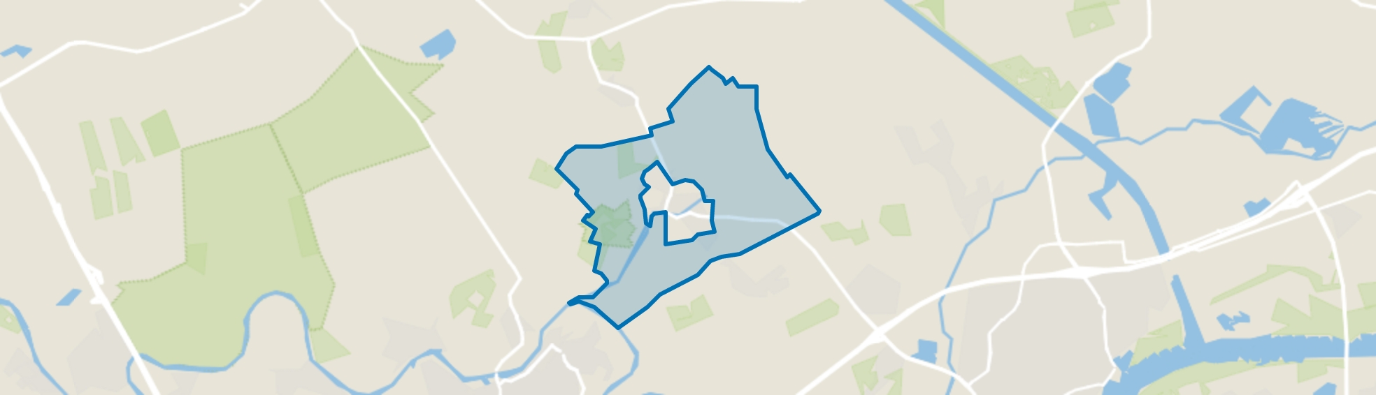 Verspreide huizen Buren, Buren (GE) map