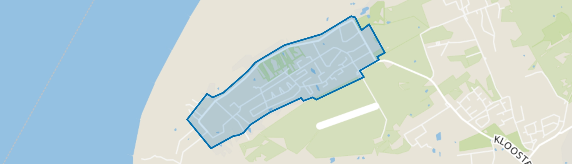 Nieuw-Haamstede, Burgh-Haamstede map