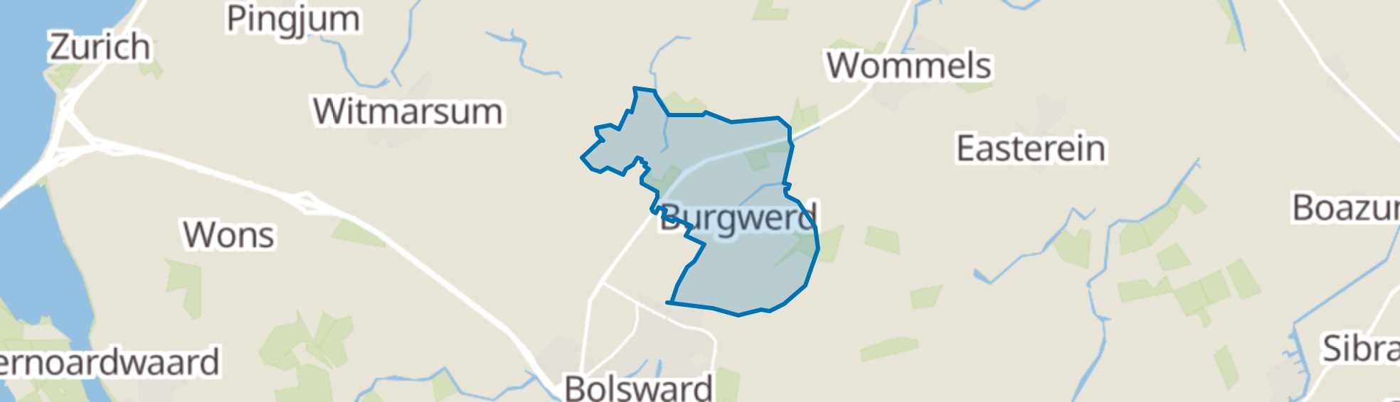 Burgwerd map