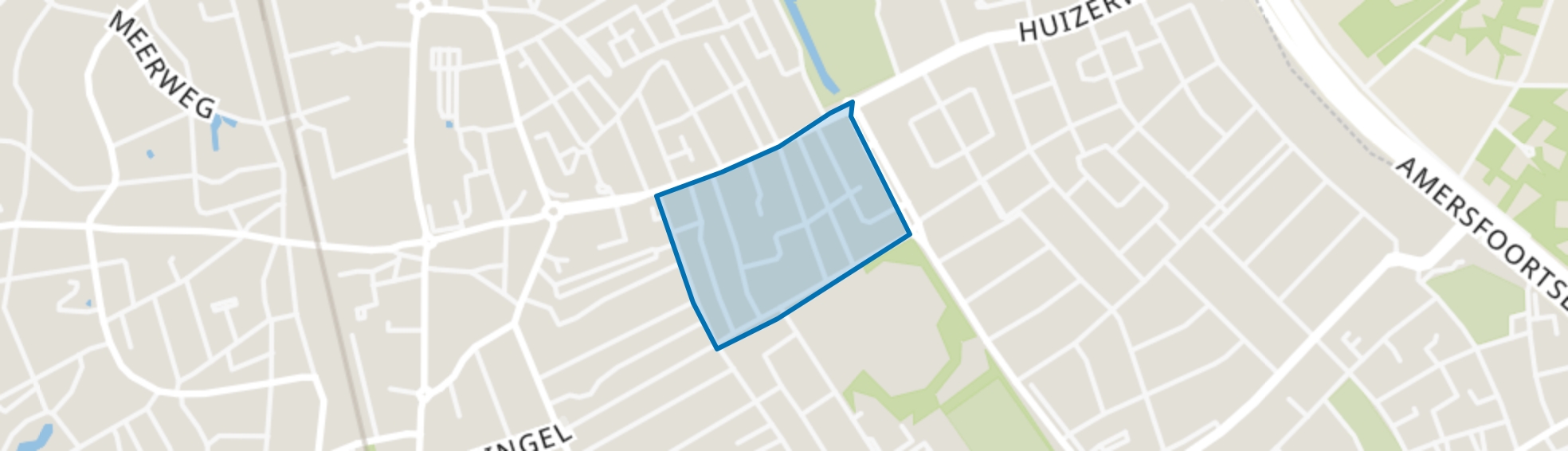 Batterijlaan, Bussum map