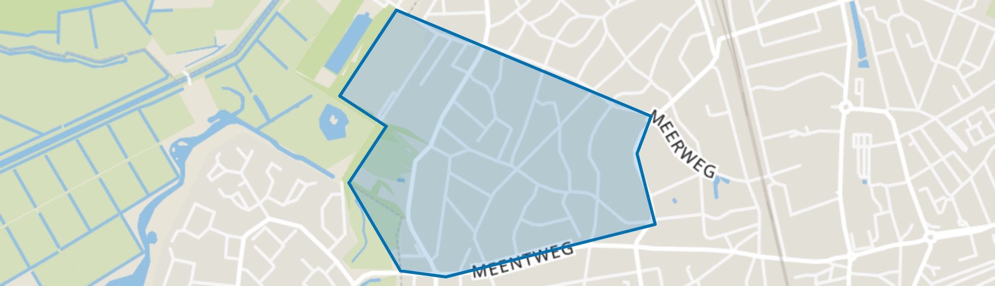 Boslaan, Bussum map