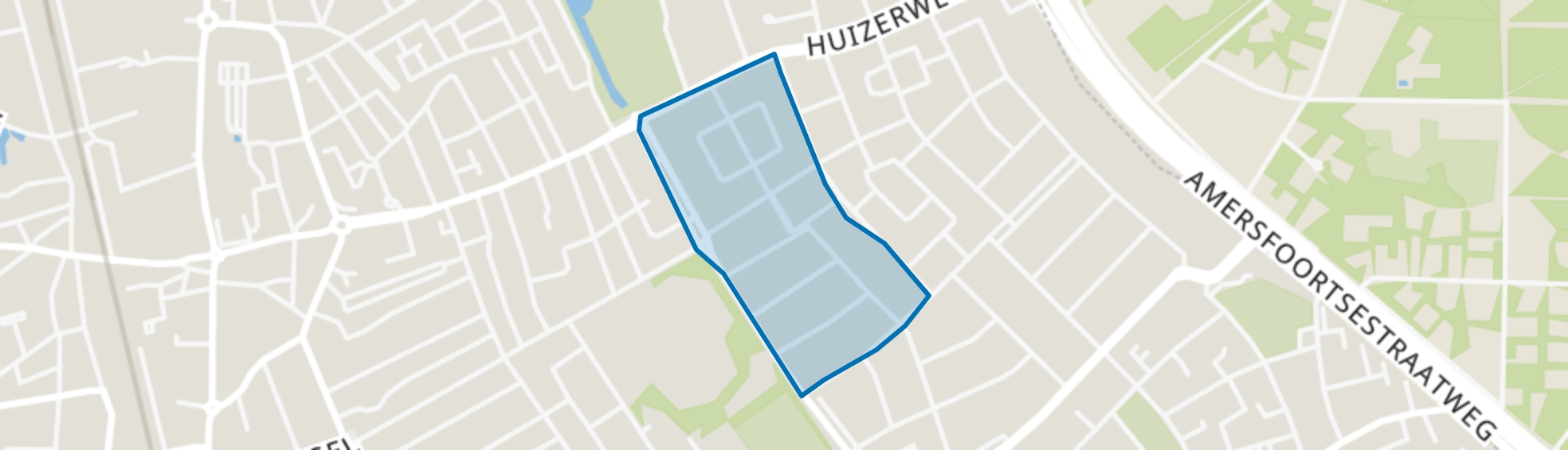 Donderstraat, Bussum map