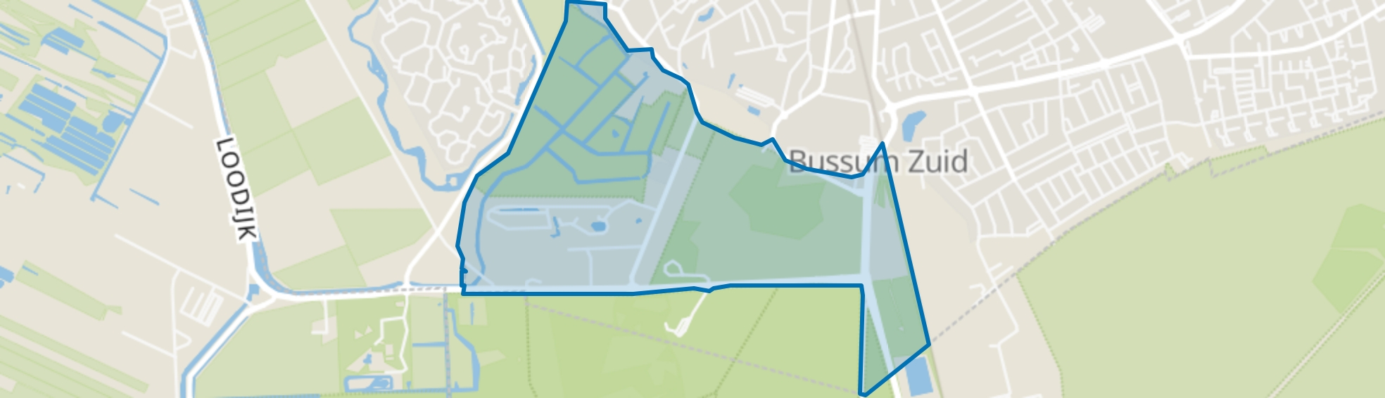 Fransekamp, Bussum map