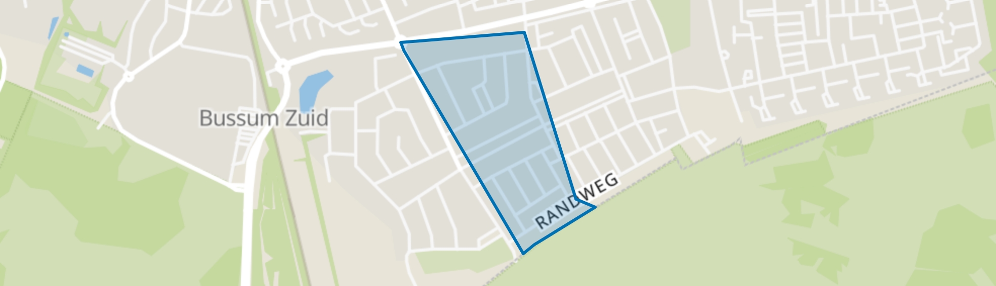 Midden Eng-West, Bussum map