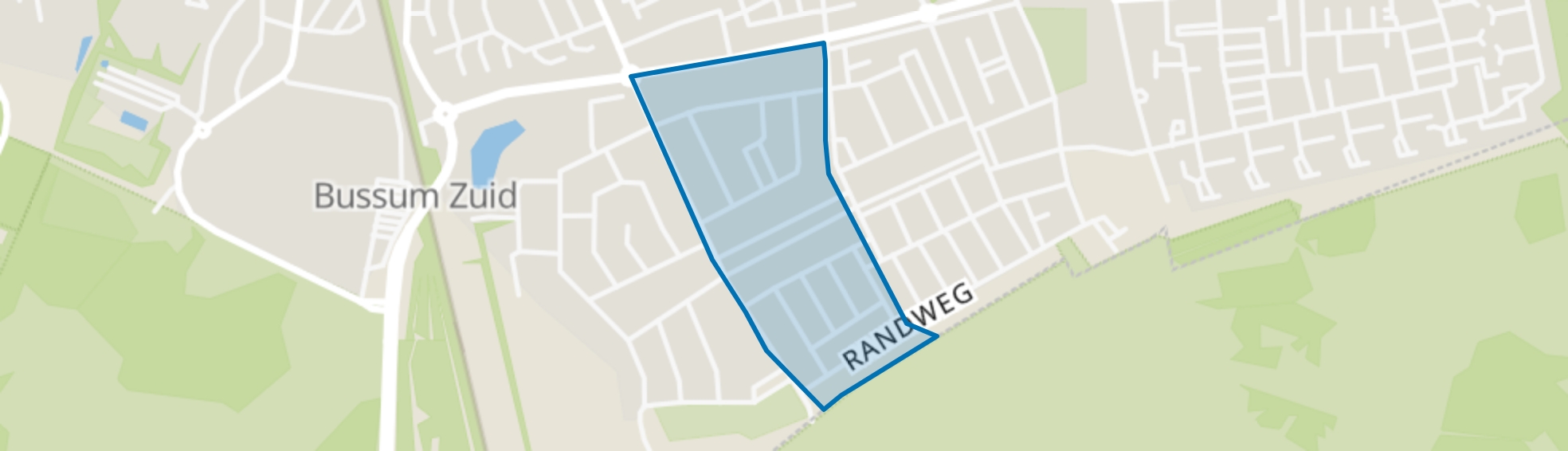 Midden Eng-West, Bussum map