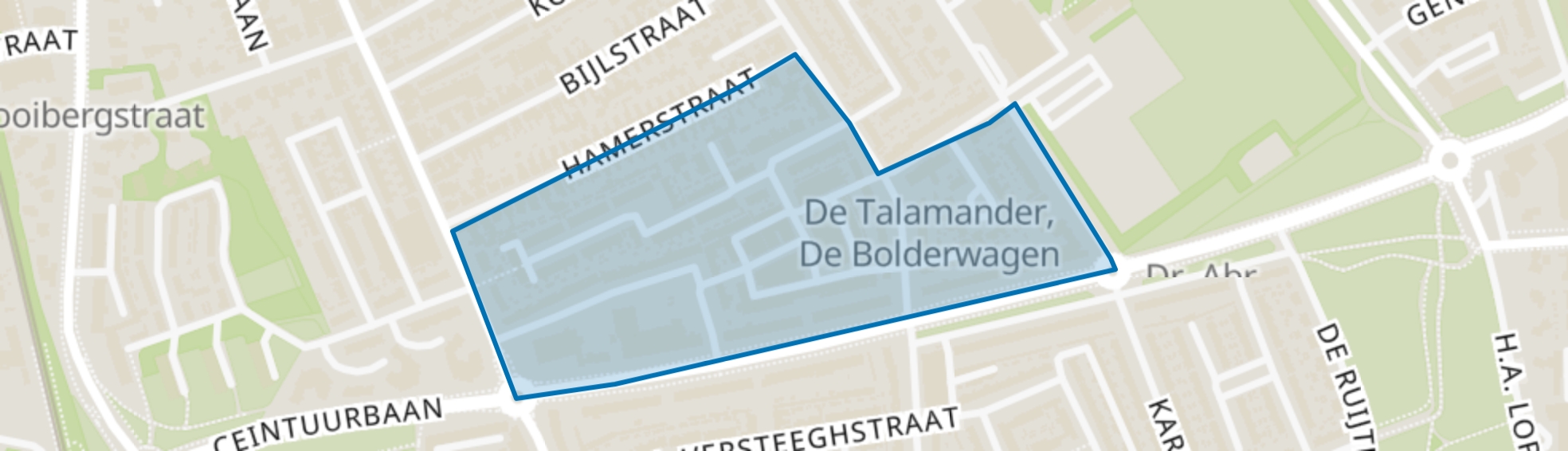 Nijverheidswerf, Bussum map