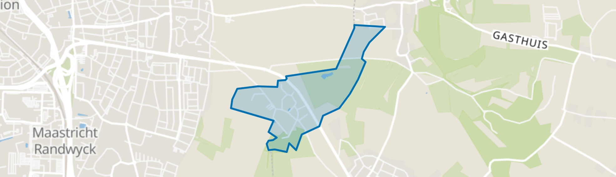 Berg, Cadier en Keer map