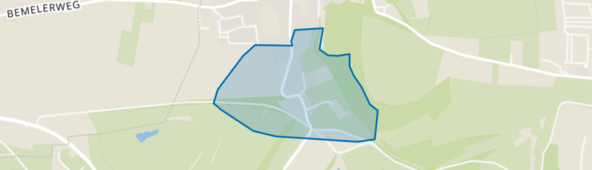 Sint Antoniusbank, Cadier en Keer map