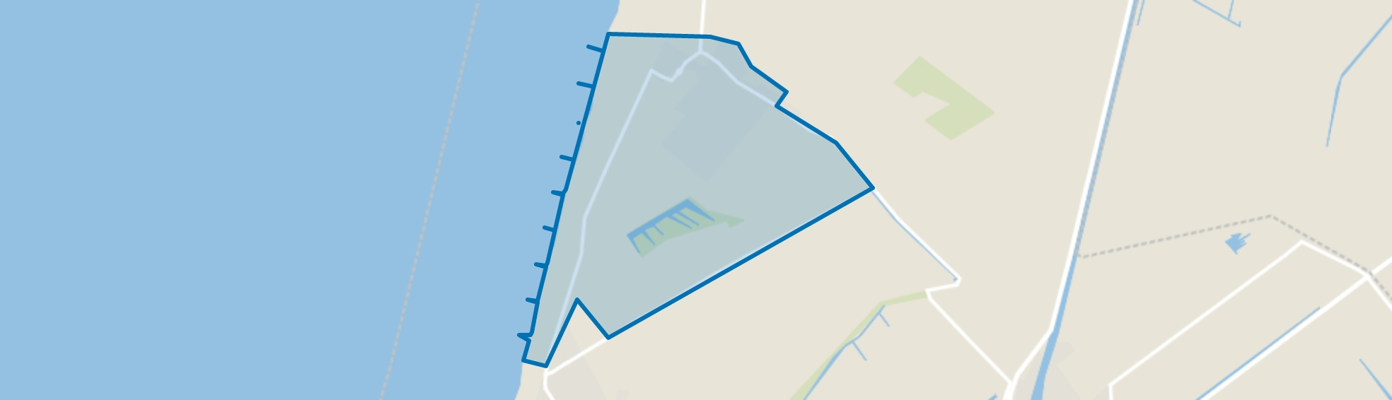 Groote Keeten, Abbestede en Buitengebied, Callantsoog map