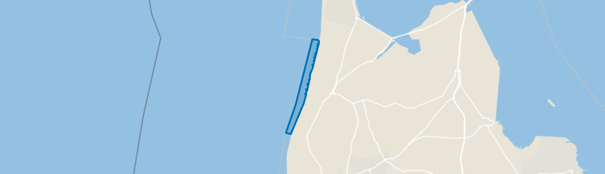 Water, Callantsoog map