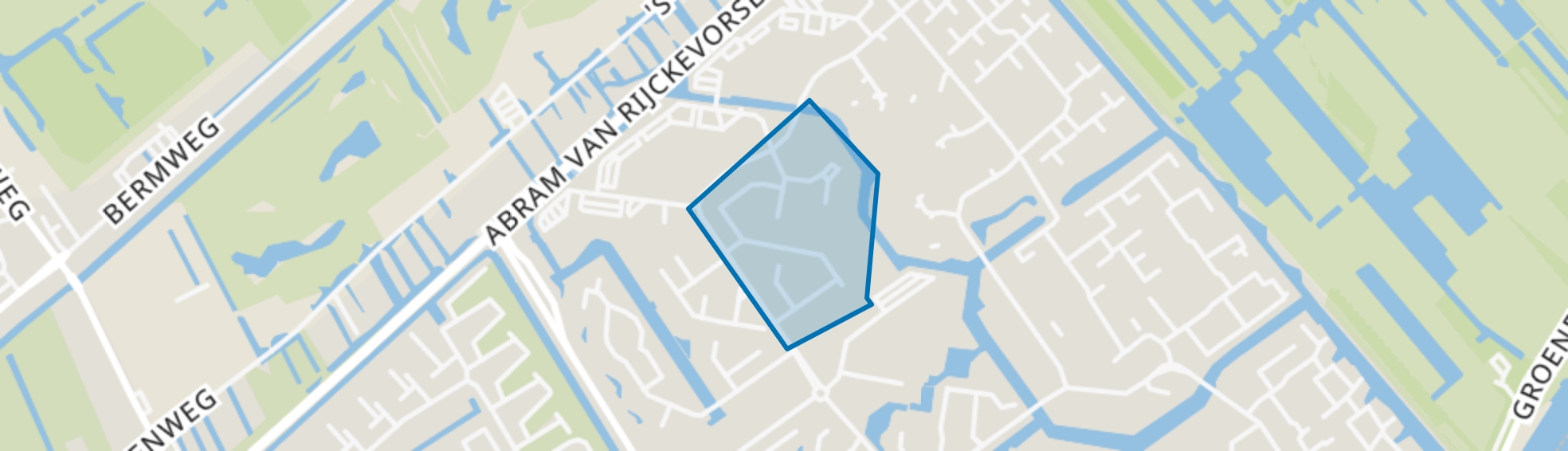 Amerikaansebuurt, Capelle aan den IJssel map