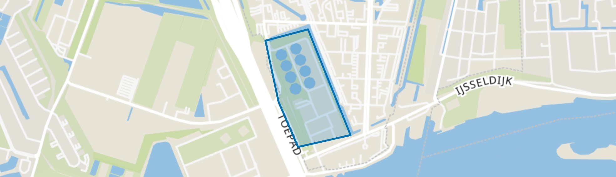 AWZI Rivium, Capelle aan den IJssel map