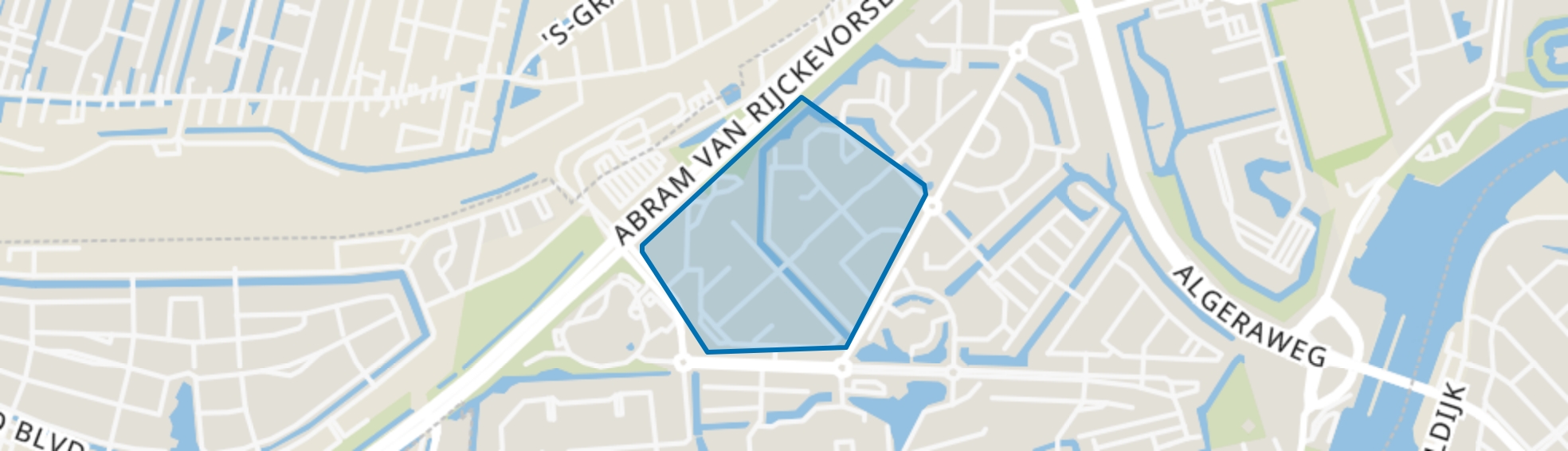 Bizetbuurt, Capelle aan den IJssel map