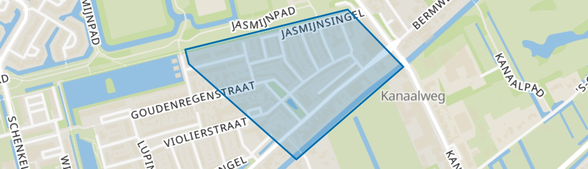 Bloemenbuurt-oost, Capelle aan den IJssel map