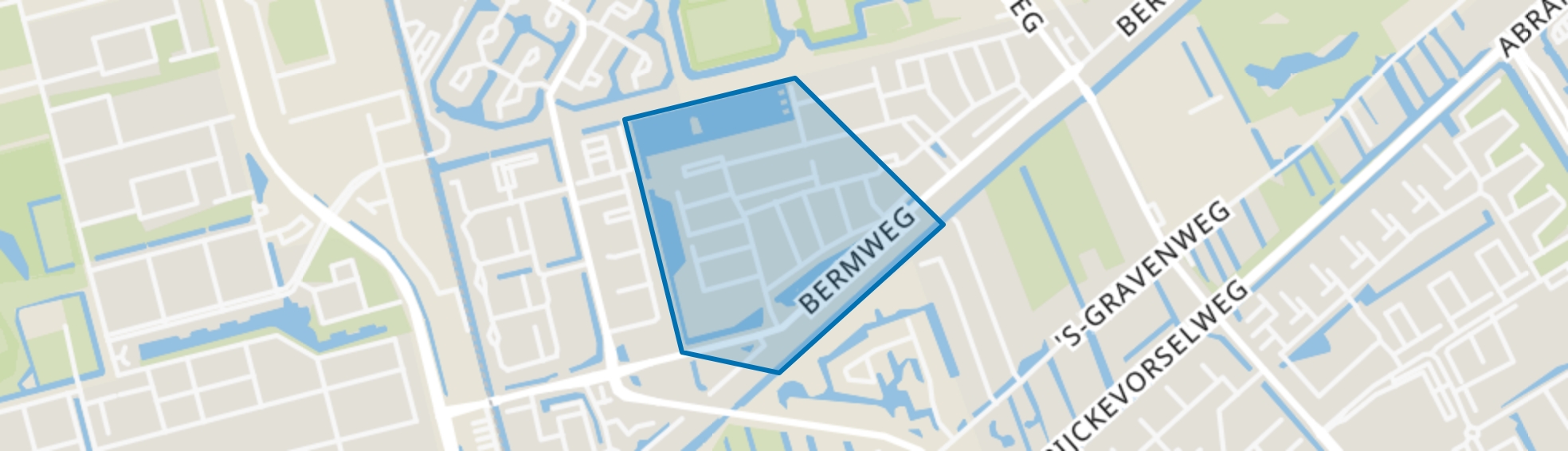 Bloemenbuurt-west, Capelle aan den IJssel map