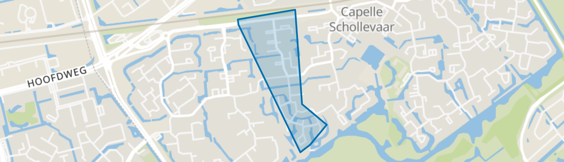 Burgenbuurt, Capelle aan den IJssel map