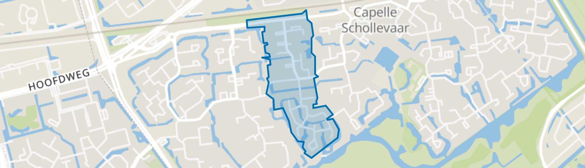 Burgenbuurt, Capelle aan den IJssel map