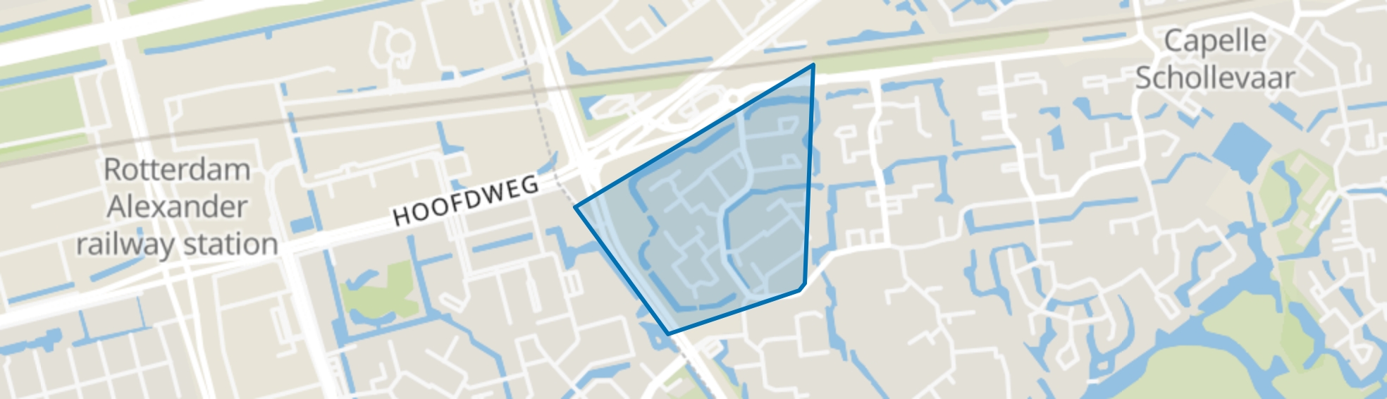 Dansenbuurt-noord, Capelle aan den IJssel map