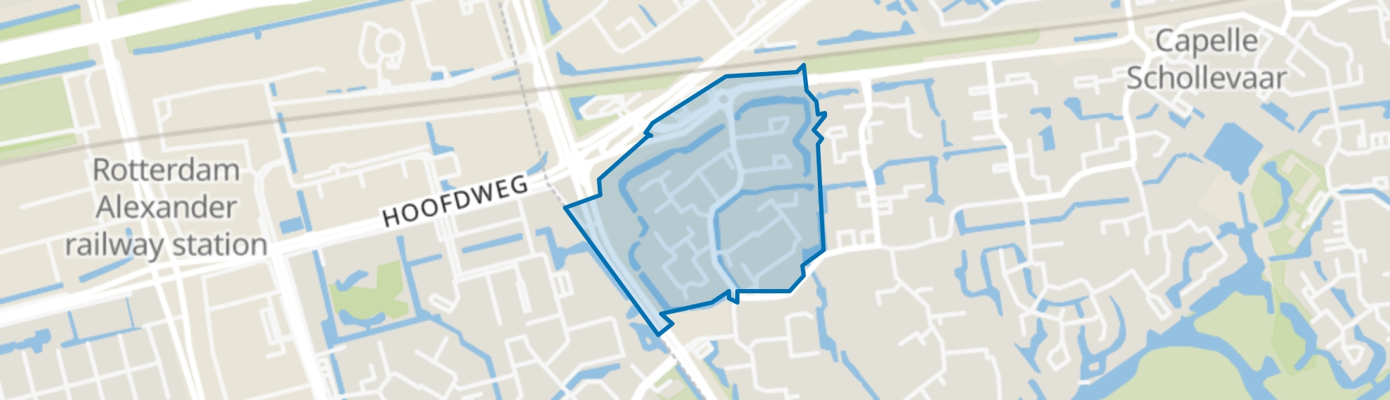 Dansenbuurt-noord, Capelle aan den IJssel map