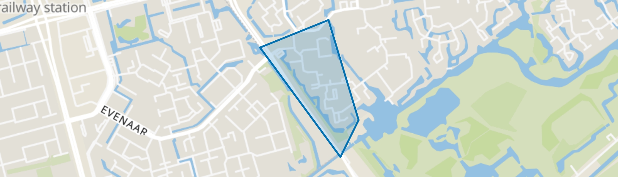 Dansenbuurt-zuid, Capelle aan den IJssel map