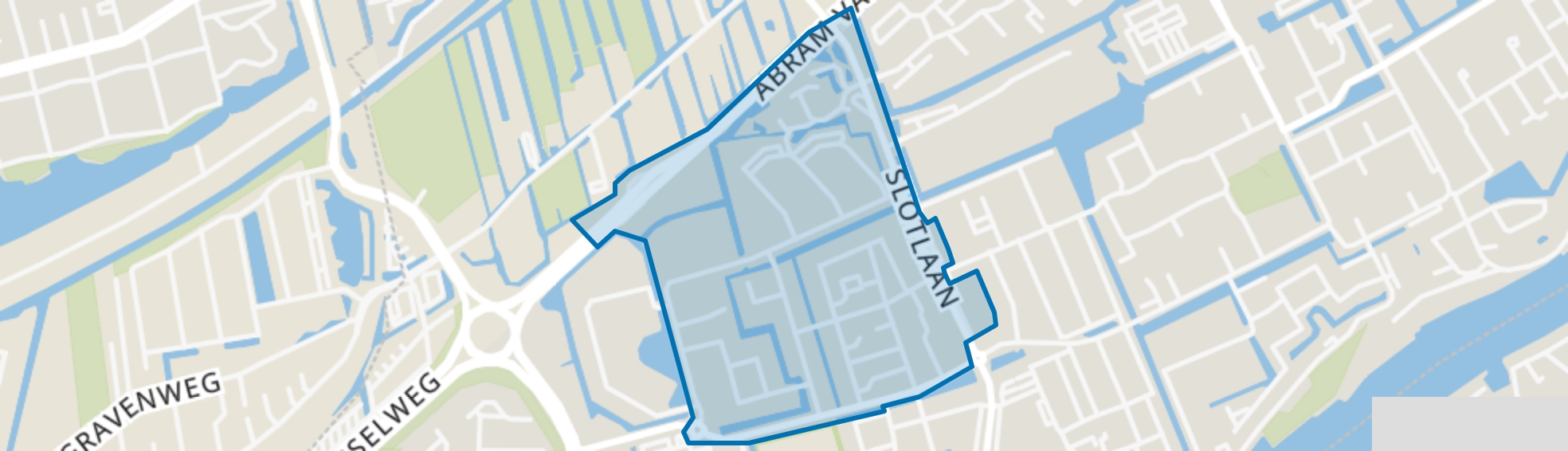 Dichtersbuurt, Capelle aan den IJssel map