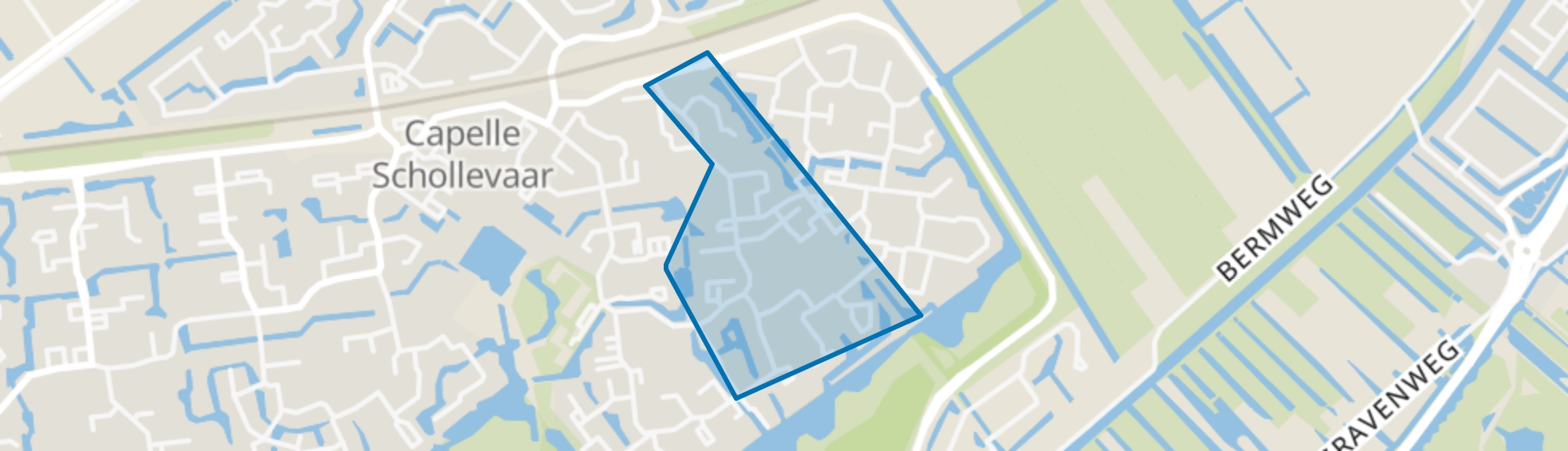Gebouwenbuurt, Capelle aan den IJssel map