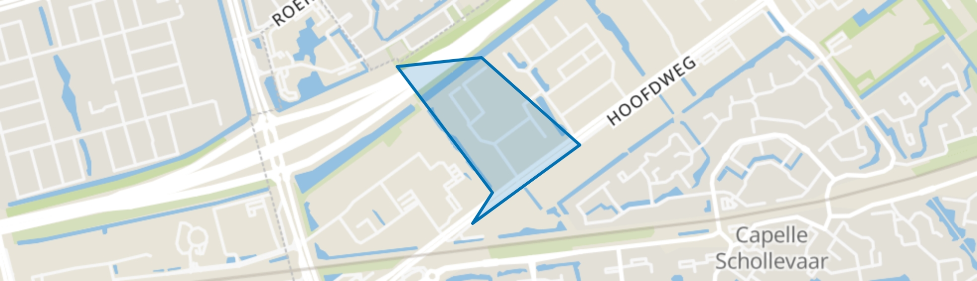 Hoofdweg sector B, Capelle aan den IJssel map