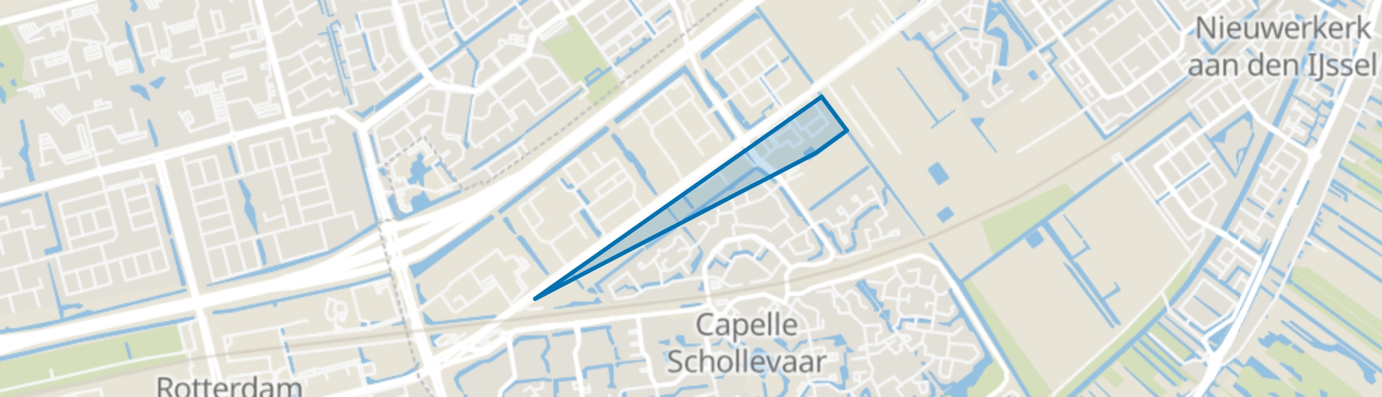 Hoofdweg sector E/F, Capelle aan den IJssel map