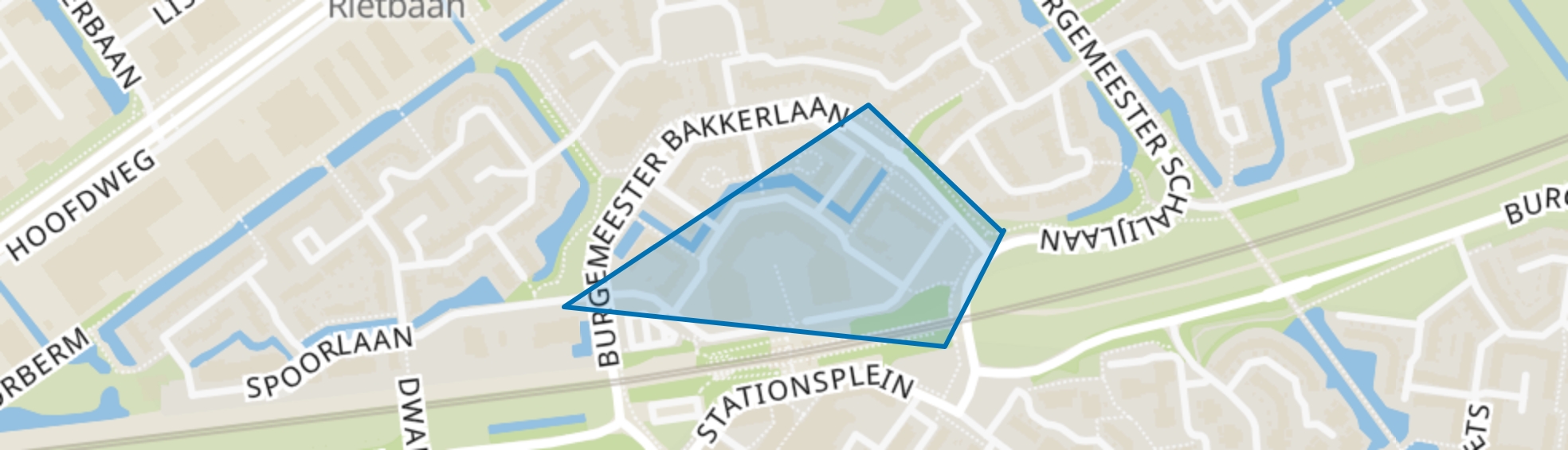 Kunstenaarsbuurt-noord, Capelle aan den IJssel map