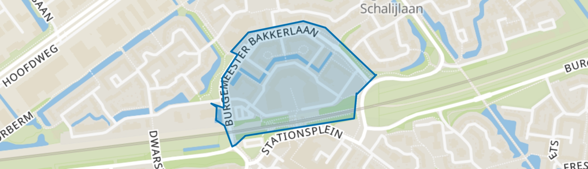 Kunstenaarsbuurt-noord, Capelle aan den IJssel map
