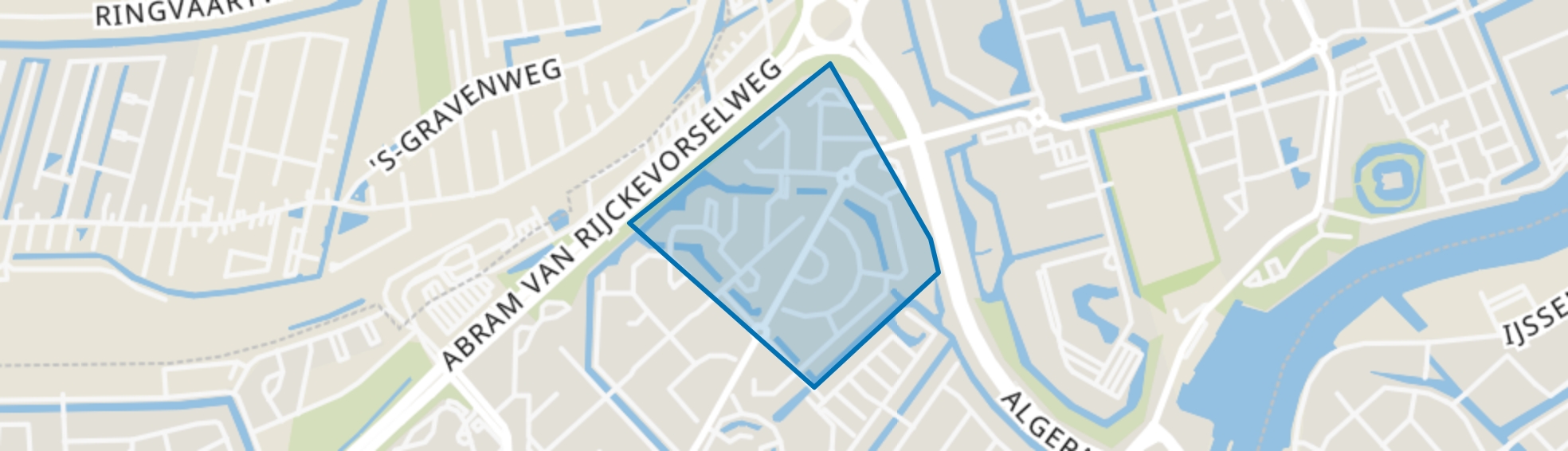 Paganinibuurt, Capelle aan den IJssel map