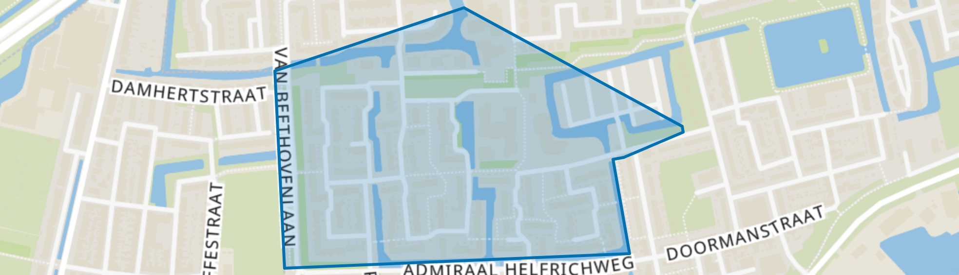 Redebuurt, Capelle aan den IJssel map