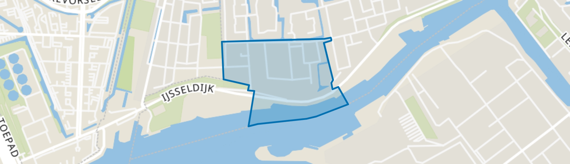 Rendier/Navigatiebuurt, Capelle aan den IJssel map