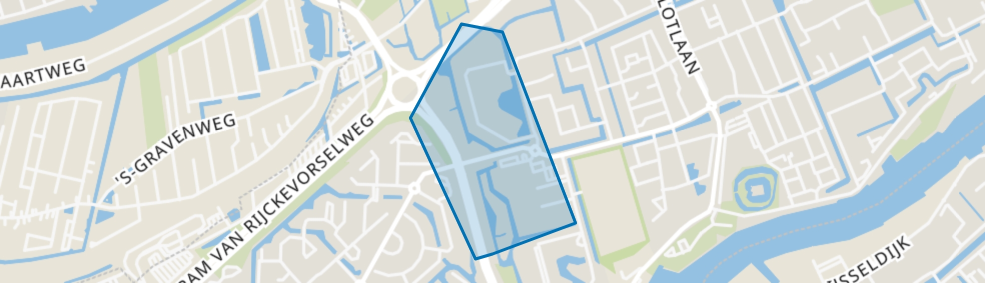 Reviusbuurt, Capelle aan den IJssel map