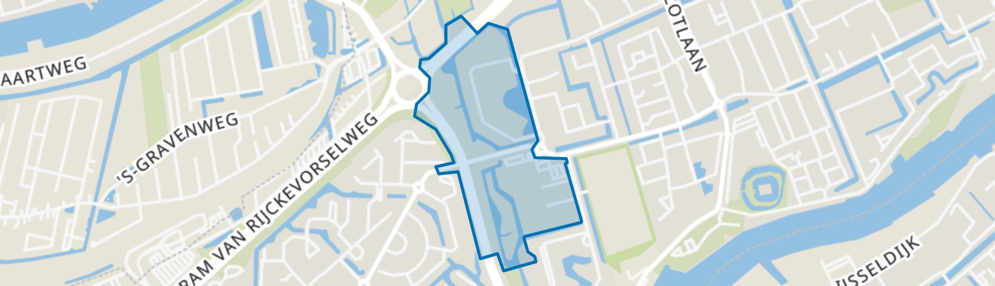 Reviusbuurt, Capelle aan den IJssel map