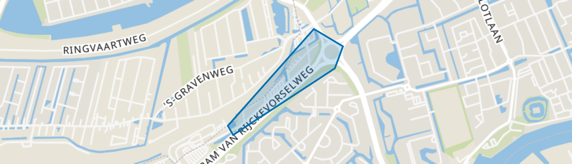 Rijckevorselpark, Capelle aan den IJssel map