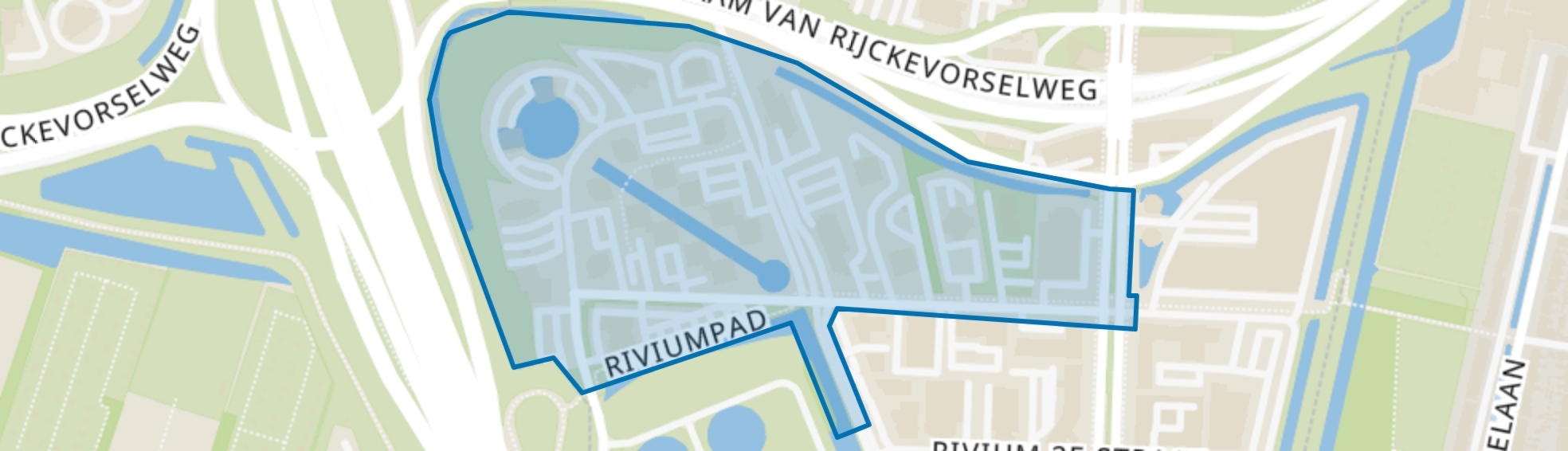 Rivium 1e straat, Capelle aan den IJssel map