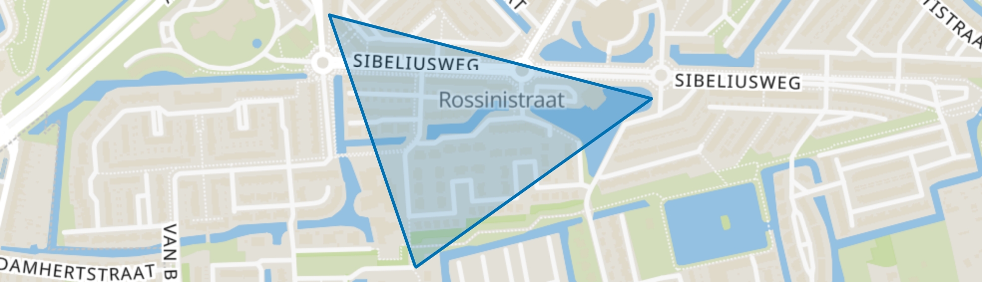 Rossinibuurt, Capelle aan den IJssel map