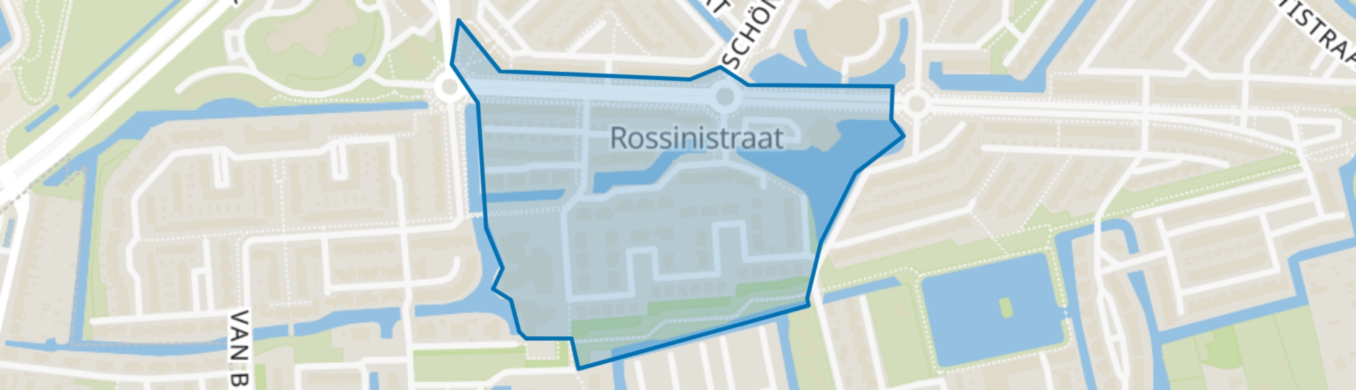 Rossinibuurt, Capelle aan den IJssel map