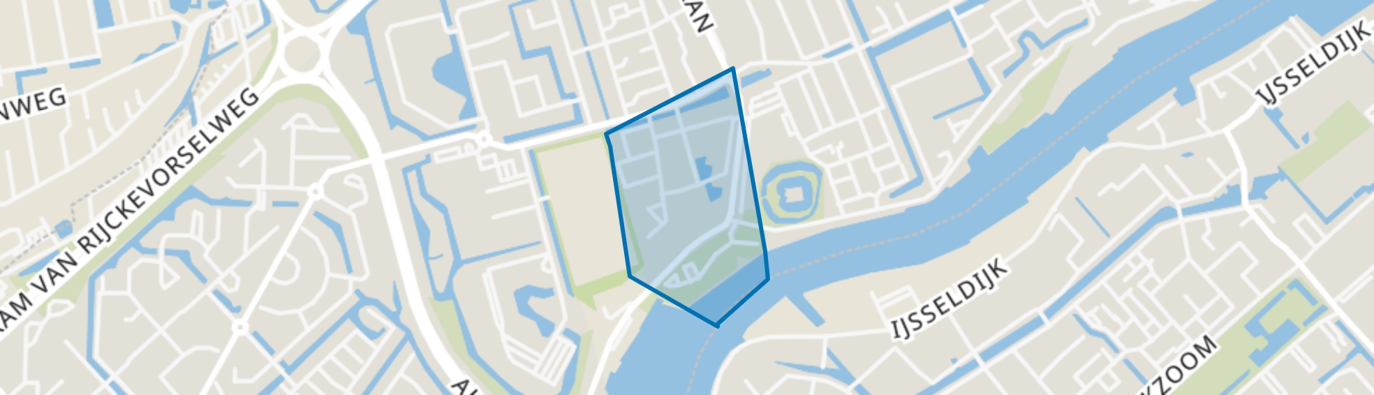Rozenburcht, Capelle aan den IJssel map