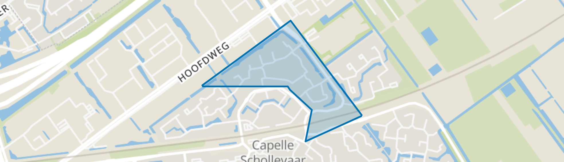 Sporenbuurt-oost, Capelle aan den IJssel map