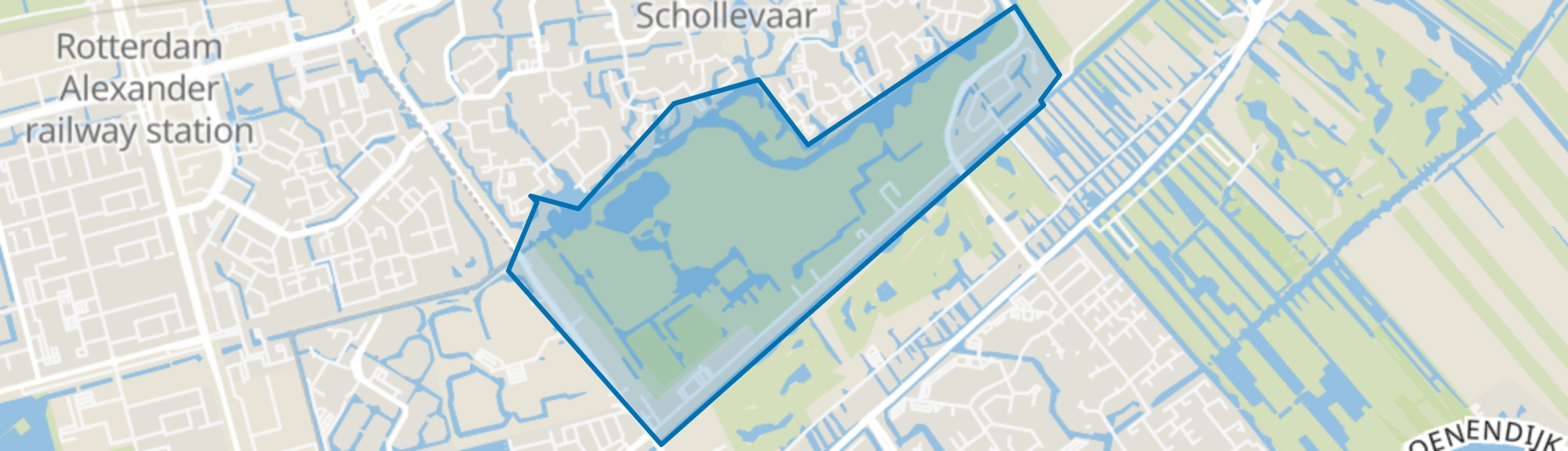 Stadsdeelpark, Capelle aan den IJssel map