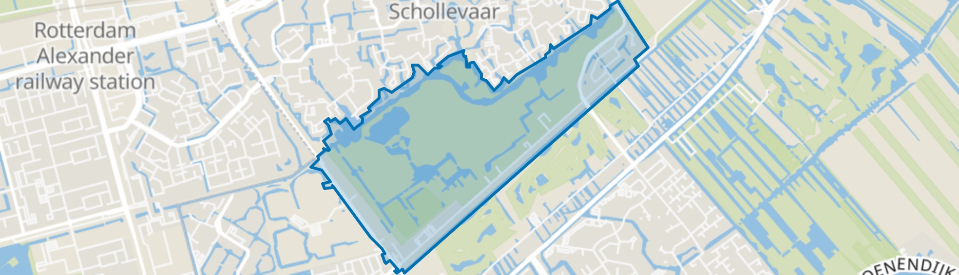 Stadsdeelpark, Capelle aan den IJssel map