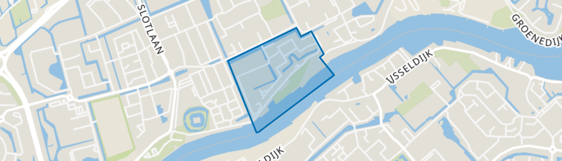 Vuykterrein, Capelle aan den IJssel map