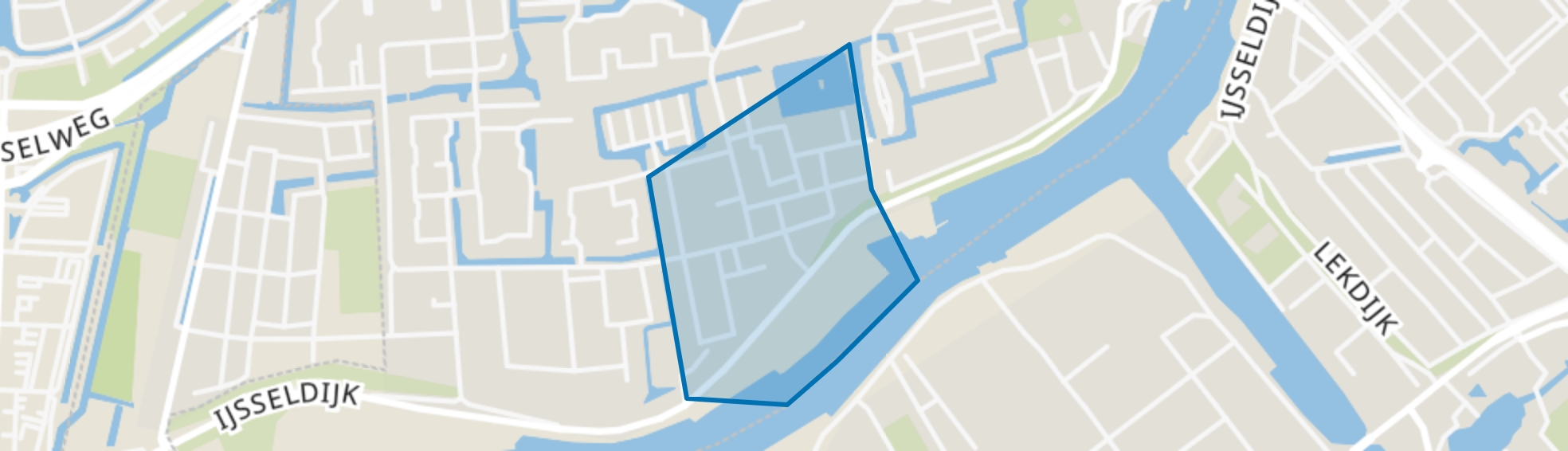 Zeeheldenbuurt-west, Capelle aan den IJssel map