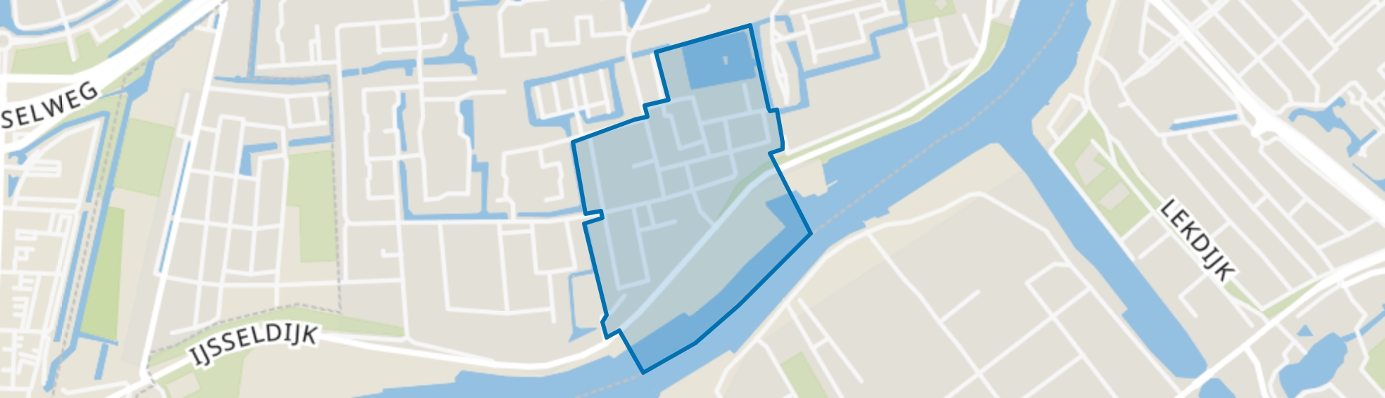 Zeeheldenbuurt-west, Capelle aan den IJssel map