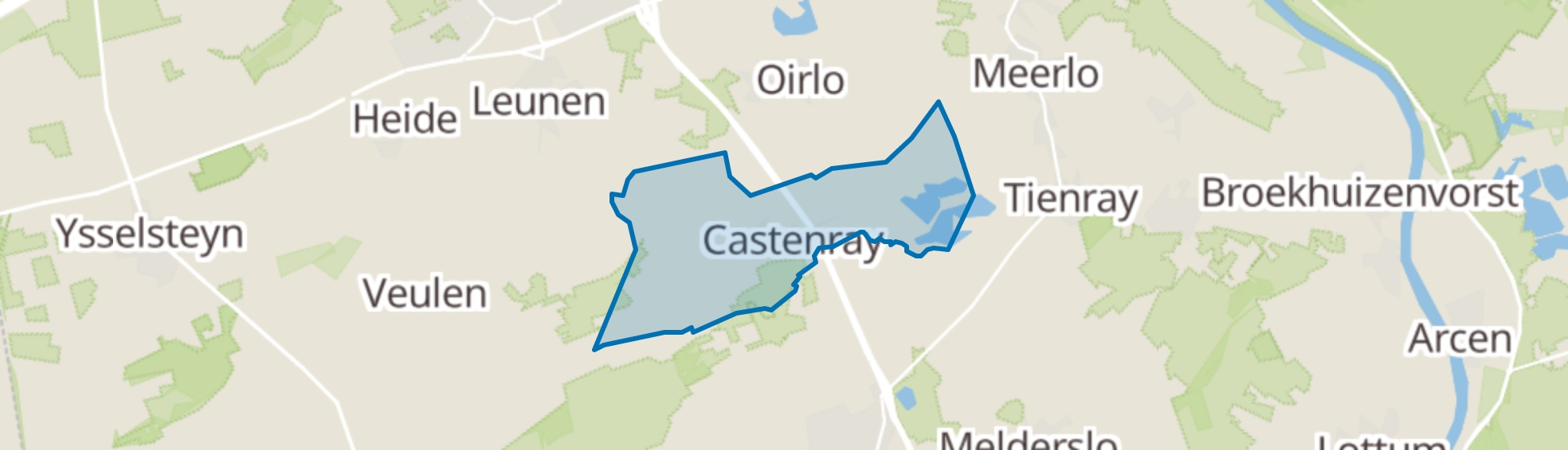 Castenray map