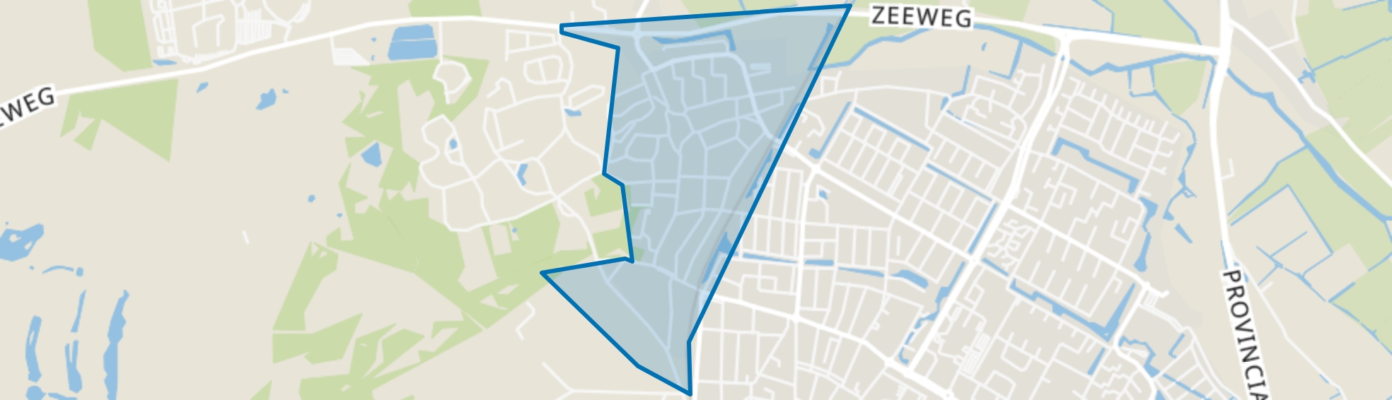 Bakkum-Zuid, Castricum map