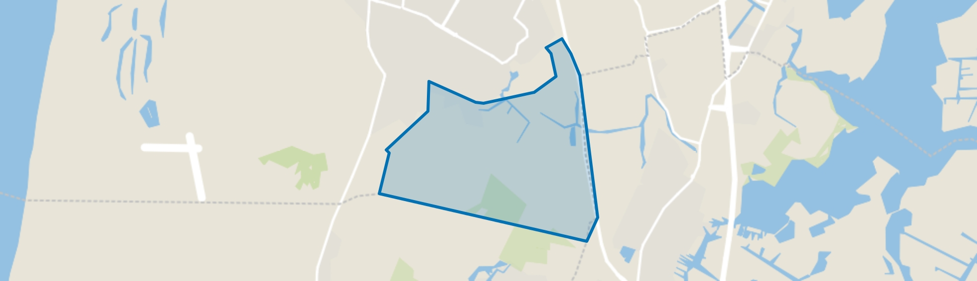 Buitengebied, Castricum map